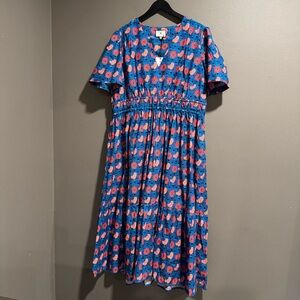 NWT Tuckernuck Retro Floral Mitchell Dress Size XXL